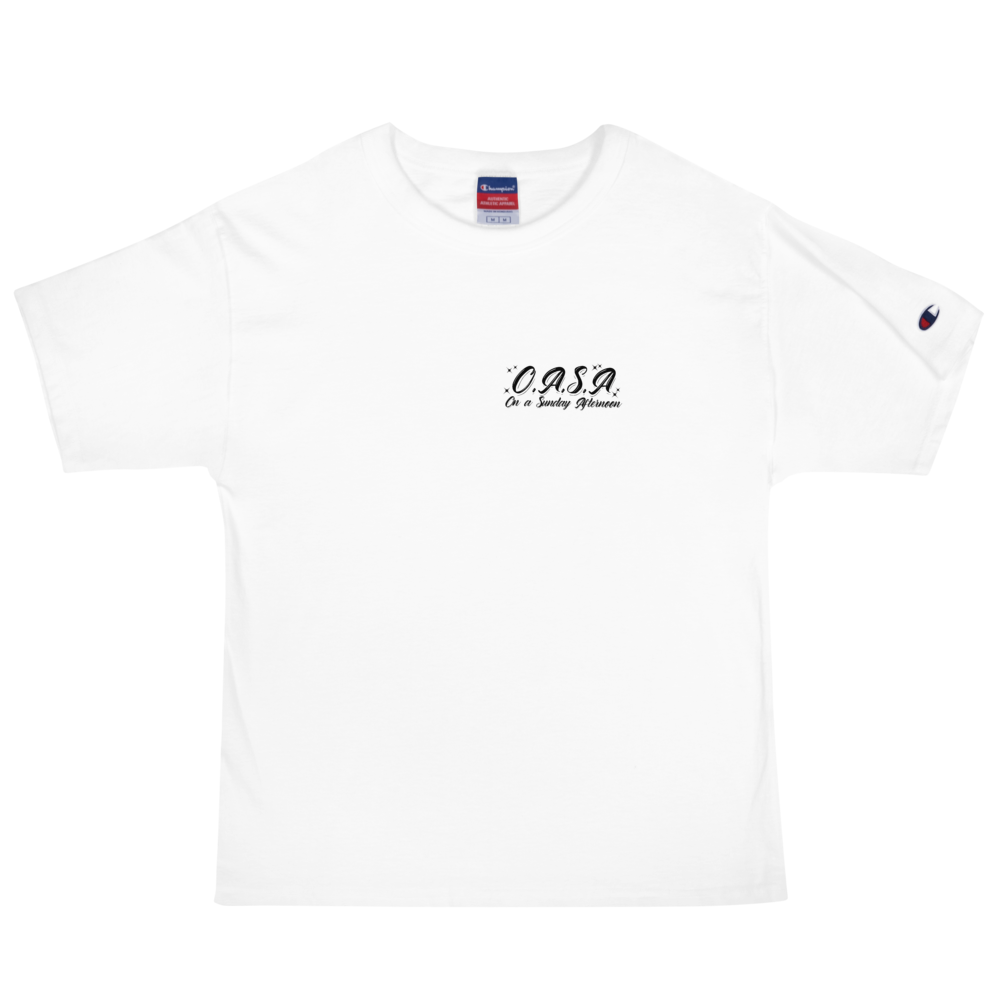 OASA Script Men's Champion T-Shirt - OASA Lifestyle