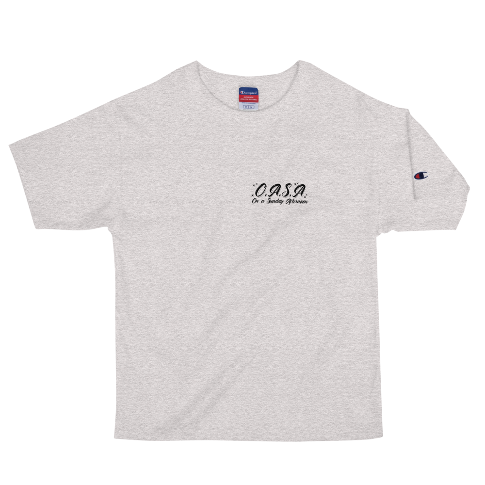 OASA Script Men's Champion T-Shirt - OASA Lifestyle