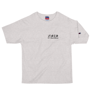 OASA Script Men's Champion T-Shirt - OASA Lifestyle