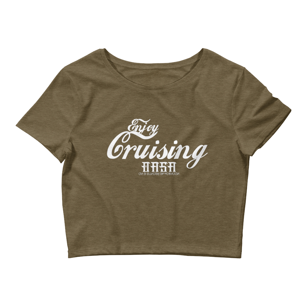 OASA Enjoy Cruising classic Women’s Crop Tee